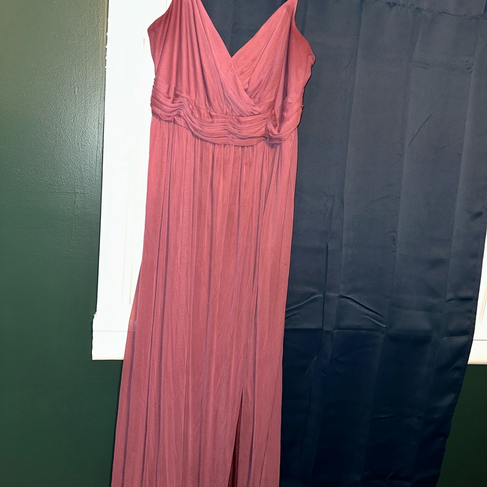 Elegant Mauve bridesmaids dress